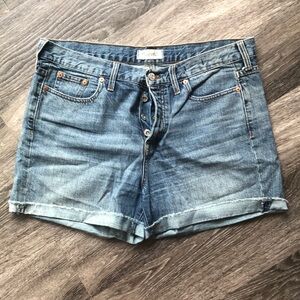 Madewell Blue Jean Shorts for Effortless Style, size 31
